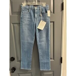 J Brand Denim Ruby High Rise Cropped Cigarette Jeans Size 25 JB002684